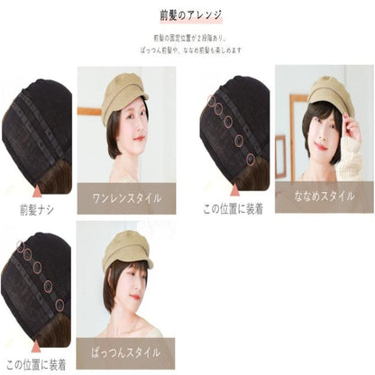 Priscilla Under Hat Wig Nuance Short Bob Heat Resistant