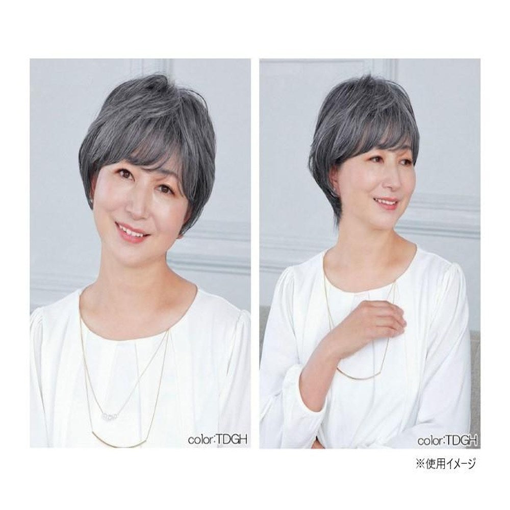 Priscilla Hat Wig Relax Short Heat Resistant