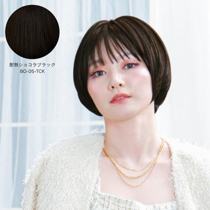 Priscilla Hat Wig Round Mash Relax Heat Resistant