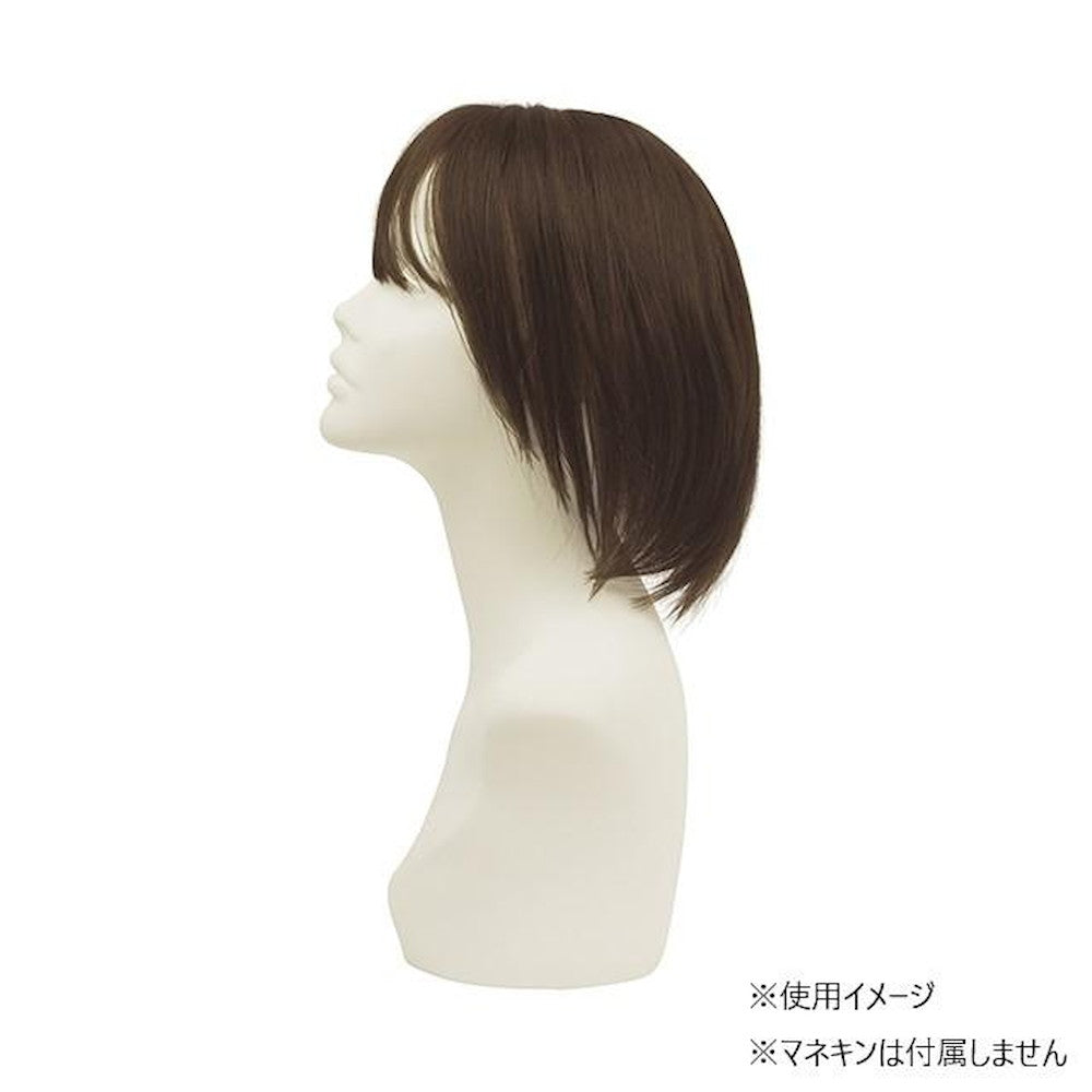Priscilla Half Wig 100% Human Hair Long Ash Brown