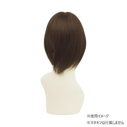 Priscilla Half Wig 100% Human Hair Long Ash Brown