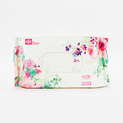 Reck Heartfelt Flushable Wet Wipes 80 Sheets x 3 Packs