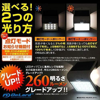 OnSquare Solar LED Sensor Wall Light 1 Unit