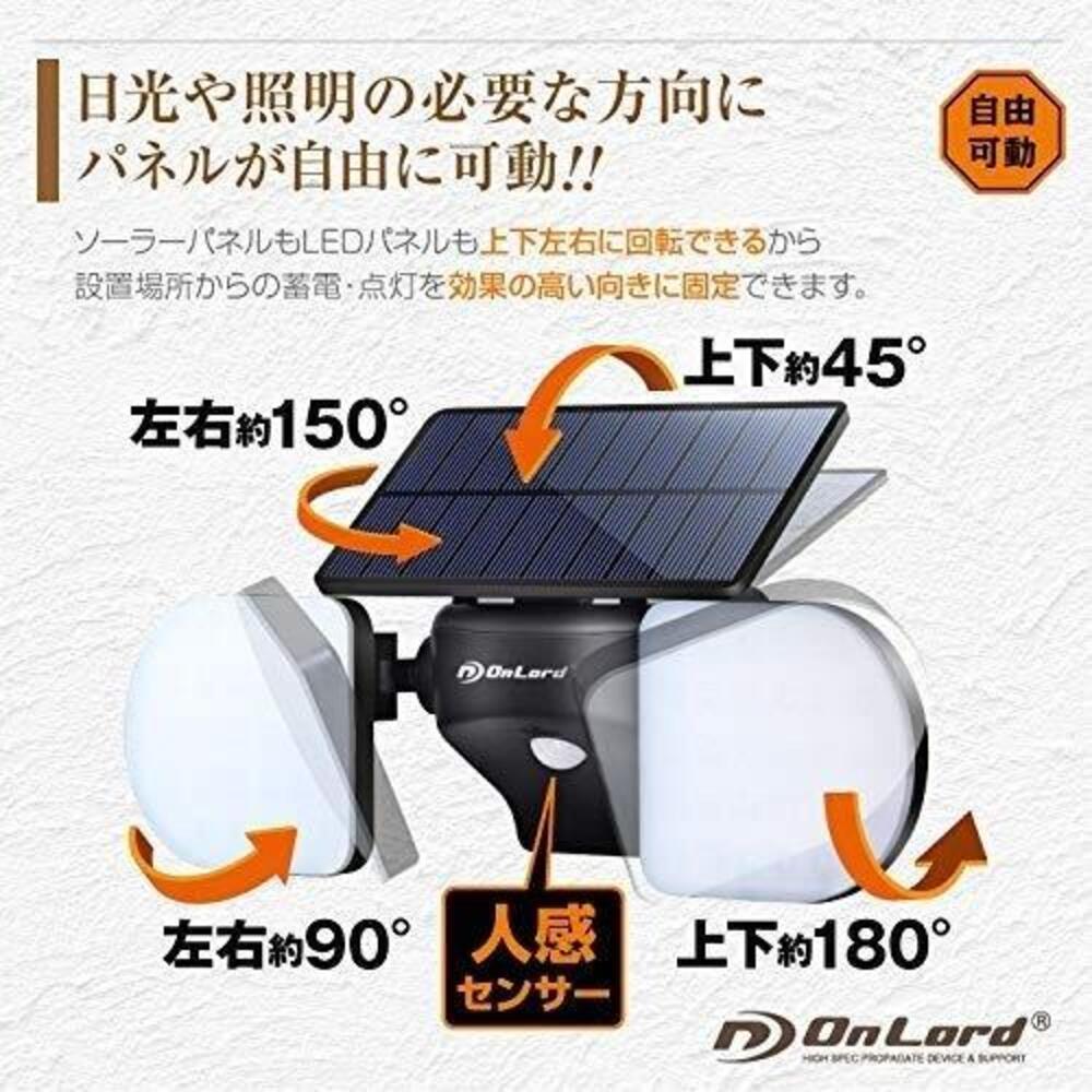 OnSquare Solar LED Sensor Wall Light 1 Unit