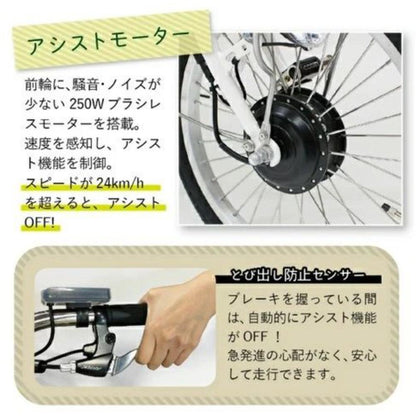 E-PARTON Low-Type Electric Assist Tricycle