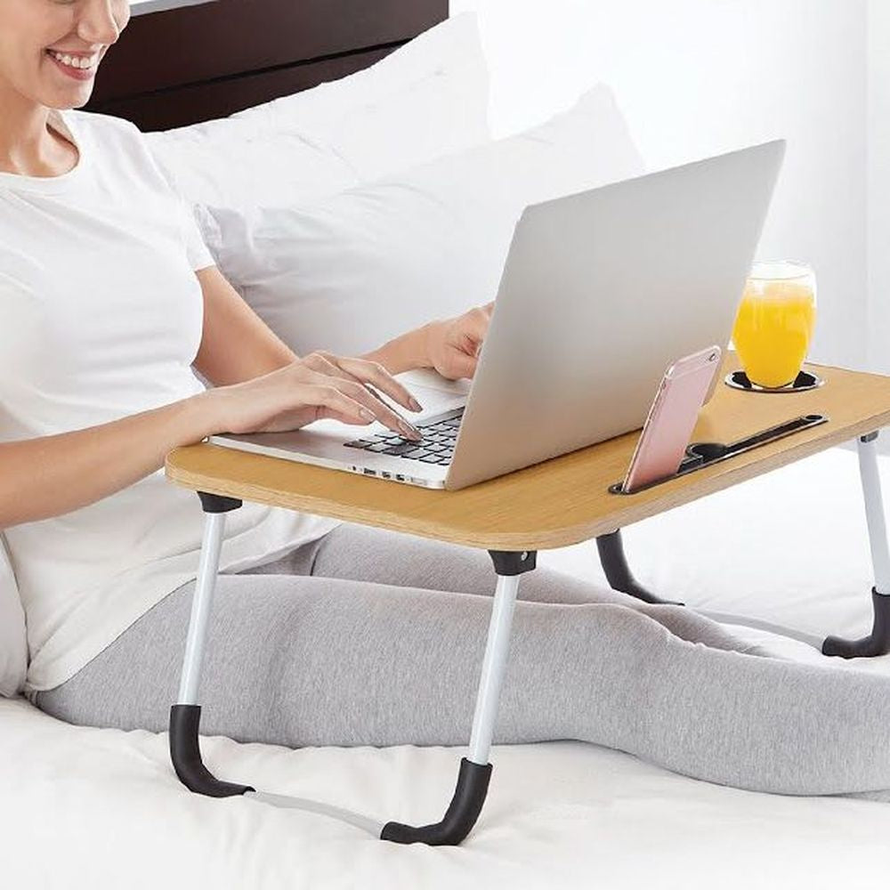Trade One Folding Gadget Table Brown Wood