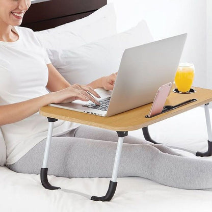 Trade One Folding Gadget Table Brown Wood