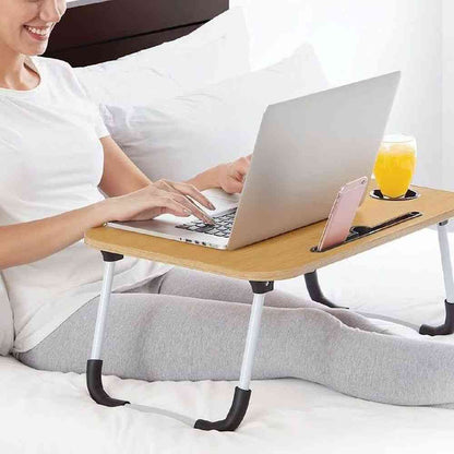 Trade One Folding Gadget Table Brown Wood
