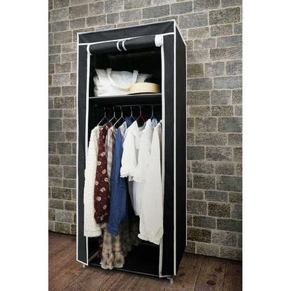 Trade One Simple Hanger Rack with Cover Black