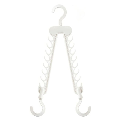 Trade One Space-Saving Folding Hanger Holder White