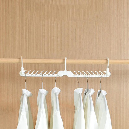 Trade One Space-Saving Folding Hanger Holder White
