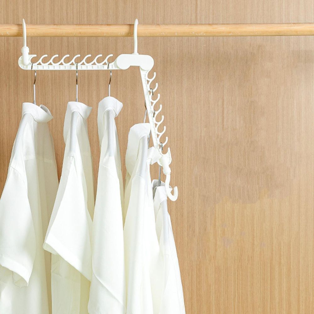 Trade One Space-Saving Folding Hanger Holder White