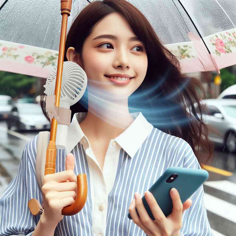 Trade One Umbrella Fan Clip Cat Paw Type Pink 30899