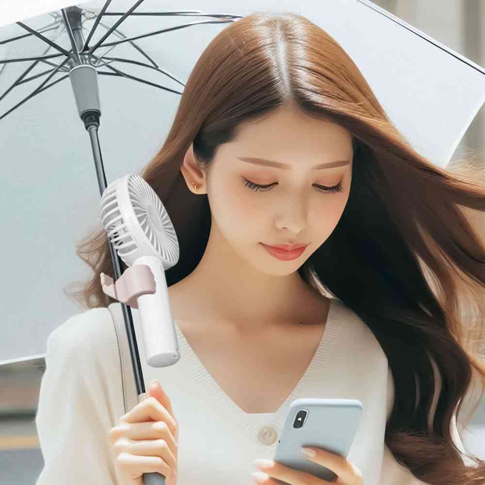Trade One Umbrella Fan Clip Cat Paw Type White 30900