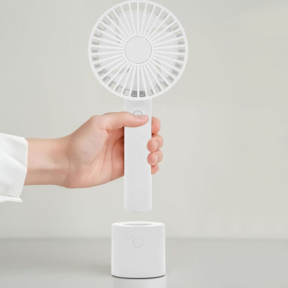 Trade One WINSY USB Rechargeable Auto Swing Fan White