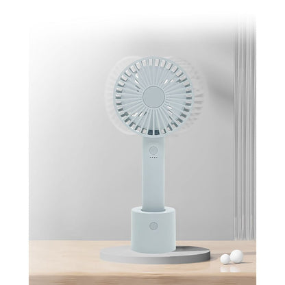 Trade One WINSY USB Rechargeable Auto Swing Fan Blue