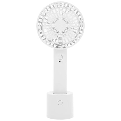 Trade One WINSY USB Rechargeable Auto Swing Fan Flower Type White