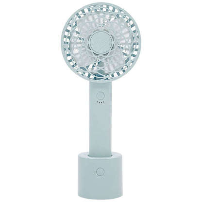 Trade One WINSY USB Rechargeable Auto Swing Fan Flower Type Blue