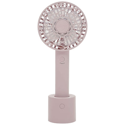 Trade One WINSY USB Rechargeable Auto Swing Fan Flower Type Pink