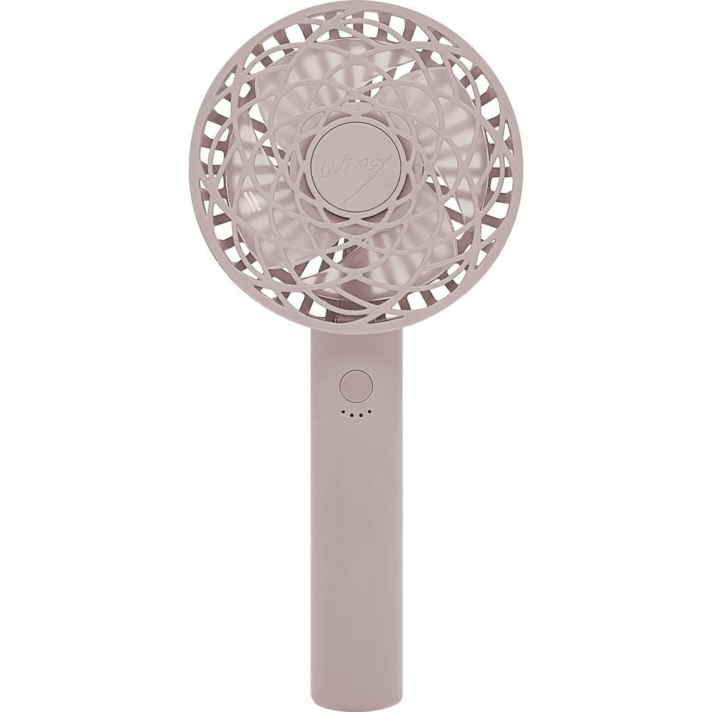 Trade One WINSY USB Rechargeable Auto Swing Fan Flower Type Pink