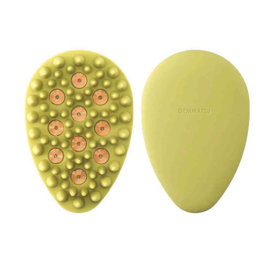 G-ZERO COIL Microcurrent Ion Brush Olive Yellow 1 Piece
