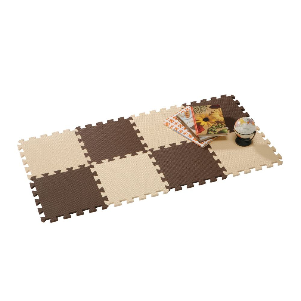 CB Japan Soft Joint Color Mat Chocolate (8 Pieces)
