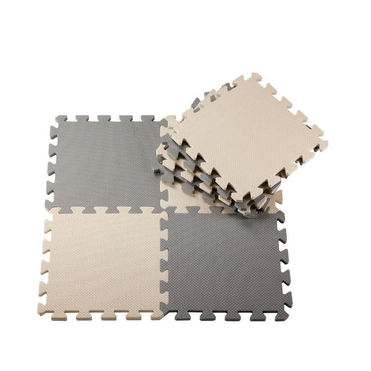 CB Japan Soft Joint Color Mat Cookie & Cream 8-Piece Set