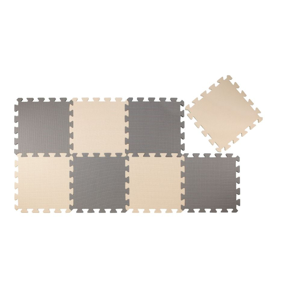 CB Japan Soft Joint Color Mat Cookie & Cream 8-Piece Set