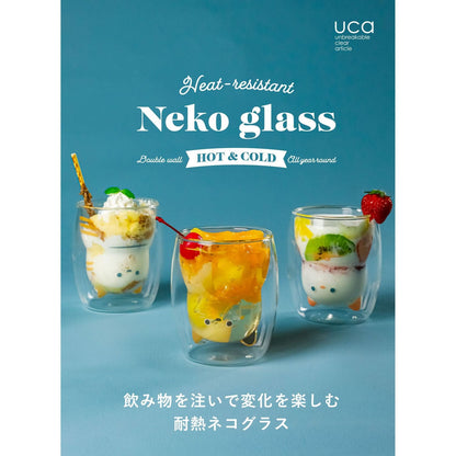 uca Heat-Resistant Cat Glass Tiger 1 Piece