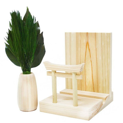Mini S Kojin Matsu Maru Stand Torii Shrine Set