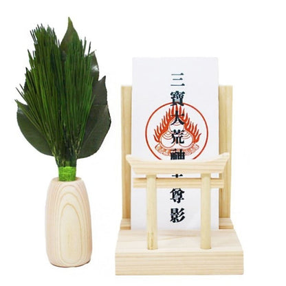 Mini S Kojin Matsu Maru Stand Torii Shrine Set