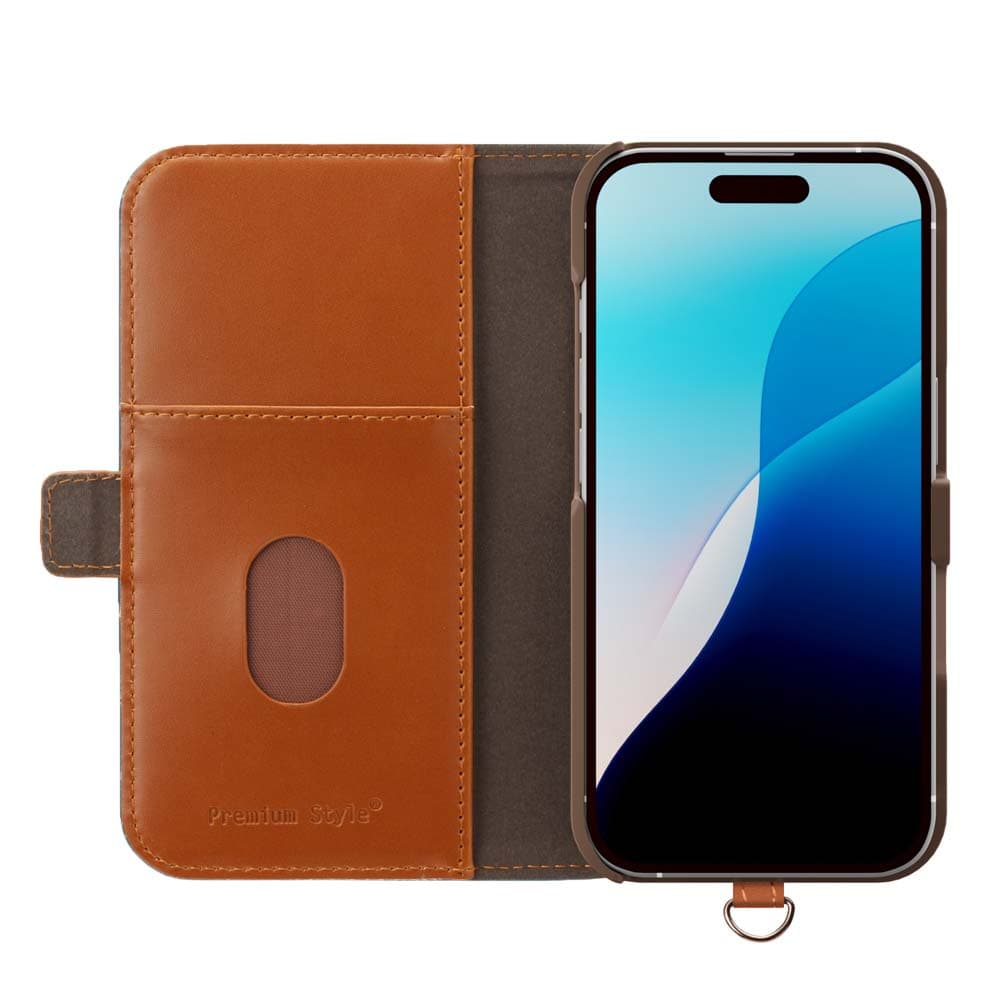 PGA Flip Cover for iPhone 16 Blue PG-24AFP01BL 75g