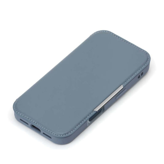 PGA Glass Flip Case for iPhone 16 Blue PG-24AGF03BL 70g
