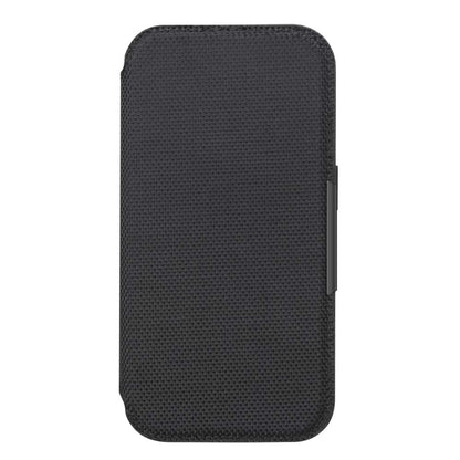 PGA iPhone 16 Glass Flip Case Nylon Mesh/Black PG-24AGF04BK 70g
