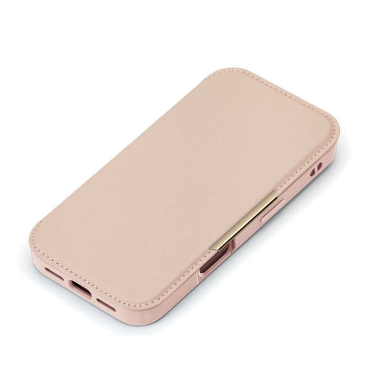 PGA Glass Flip Case for iPhone 16 Saffiano Pink PG-24AGF06PK 70g