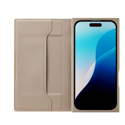 PGA Clear Flip Case for iPhone 16 Beige PG-24ACF02BE 70g