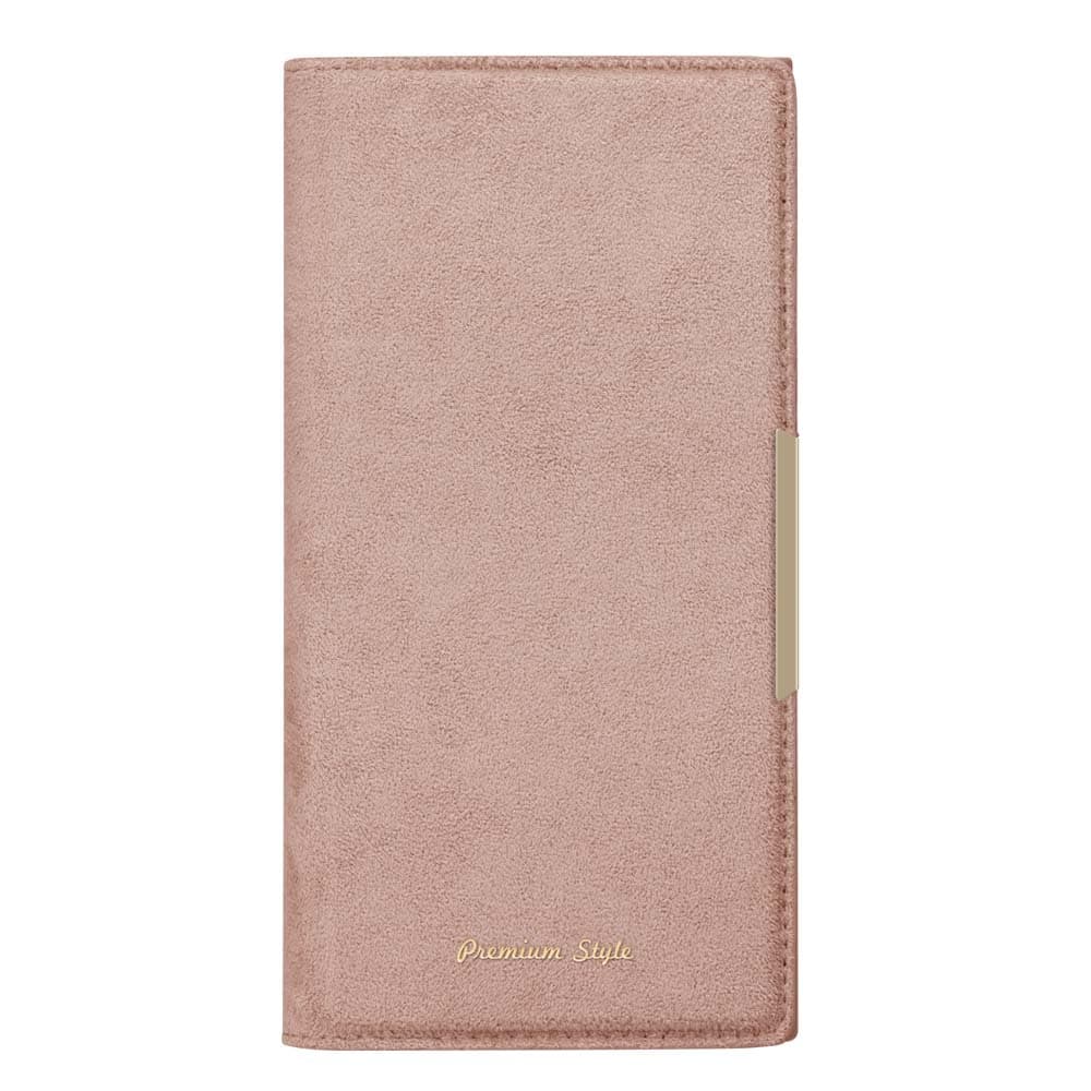 PGA iPhone 16 Clear Flip Case Suede/Pink PG-24ACF06PK 70g