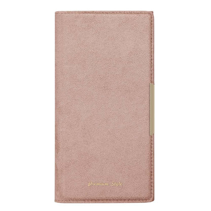 PGA iPhone 16 Clear Flip Case Suede/Pink PG-24ACF06PK 70g