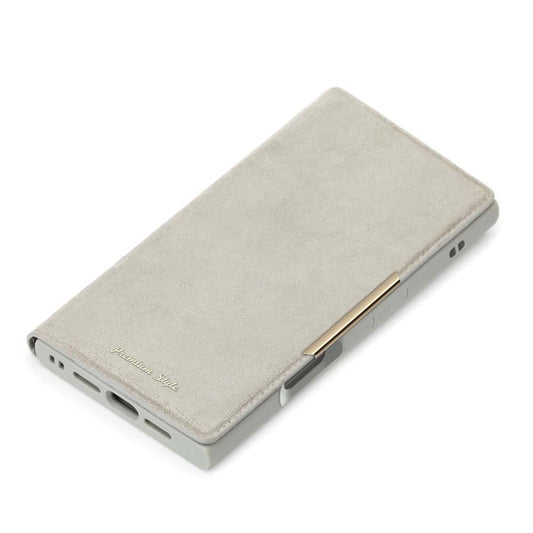 PGA Clear Flip Case for iPhone 16 Suede Gray PG-24ACF07GY 70g
