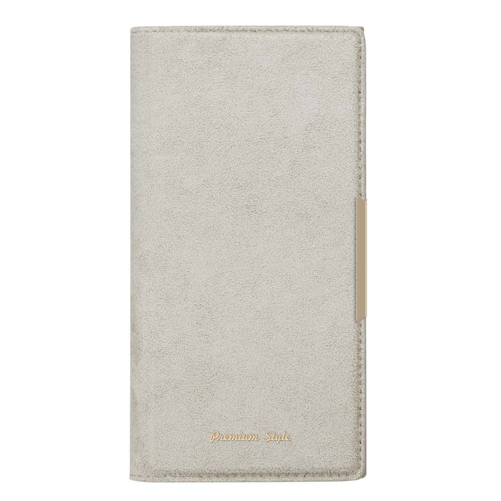 PGA Clear Flip Case for iPhone 16 Suede Gray PG-24ACF07GY 70g