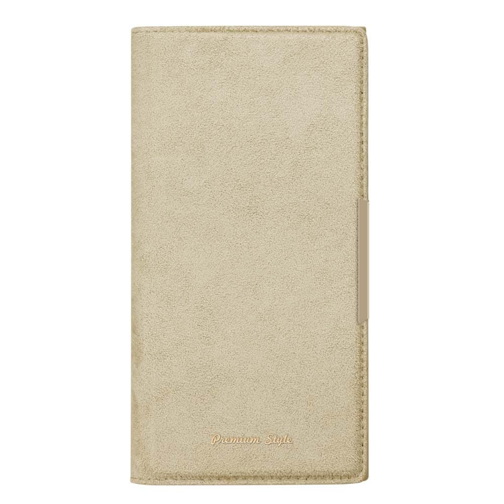 PGA Clear Flip Case for iPhone 16 Suede Beige PG-24ACF08BE 70g