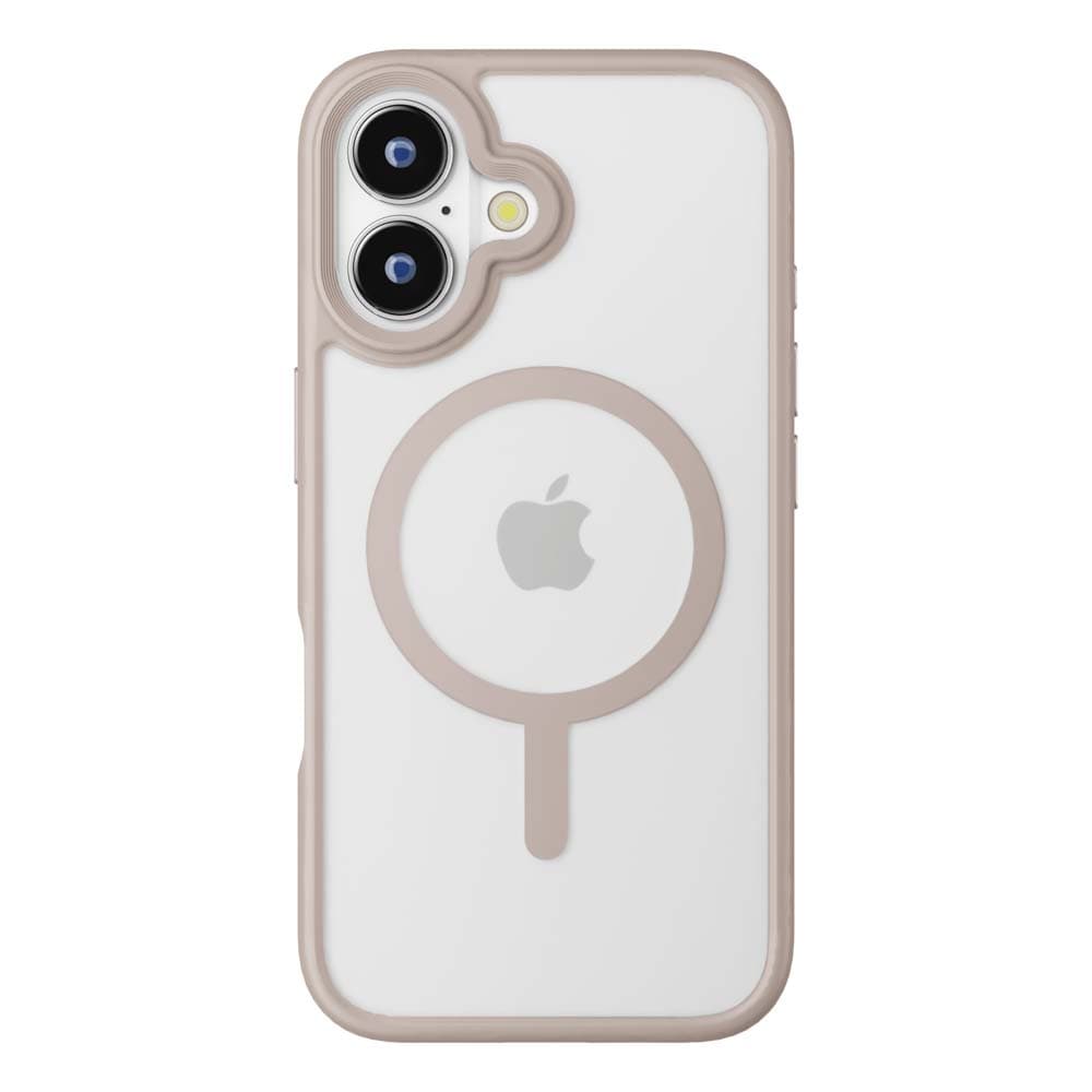 PGA MagSafe Compatible Hybrid Case for iPhone 16 Beige PG-24AMGPT05BE 30g
