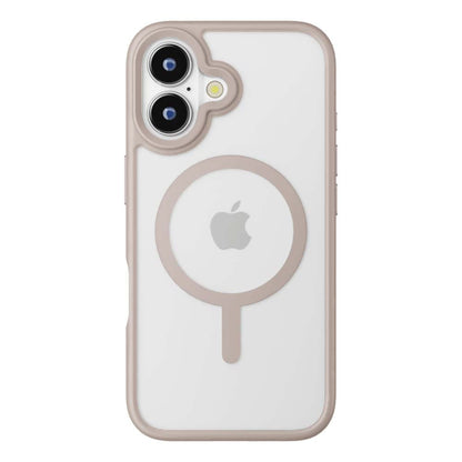 PGA MagSafe Compatible Hybrid Case for iPhone 16 Beige PG-24AMGPT05BE 30g