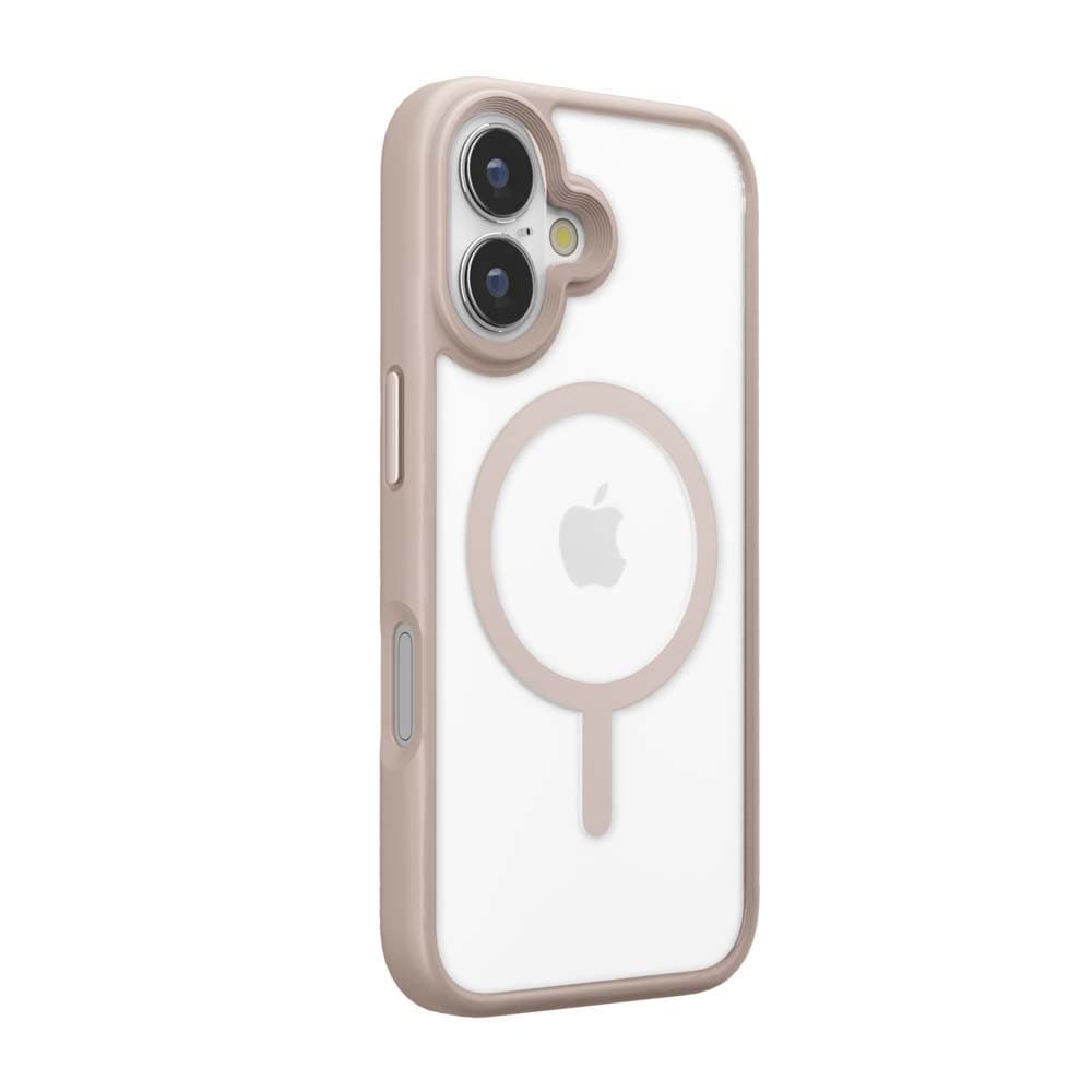 PGA MagSafe Compatible Hybrid Case for iPhone 16 Beige PG-24AMGPT05BE 30g