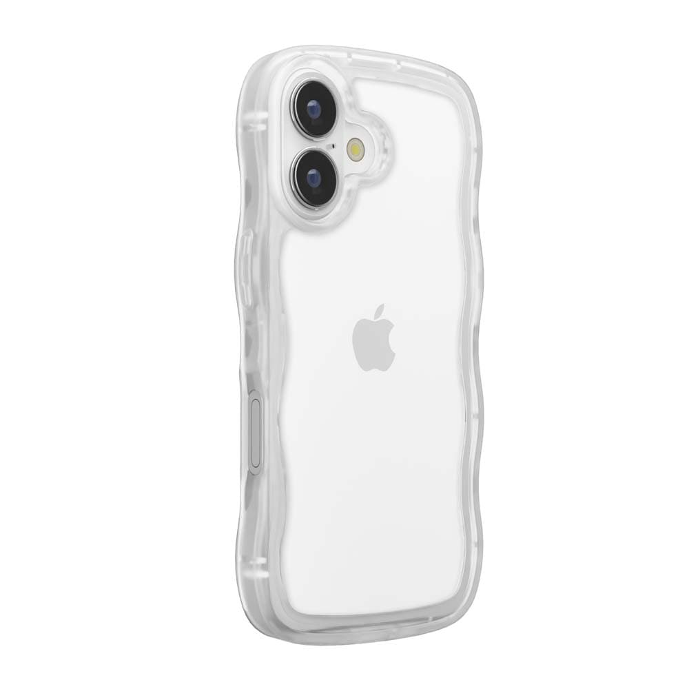 PGA iPhone 16 Clear Wave Case Clear PG-24AWTP01CL 31g
