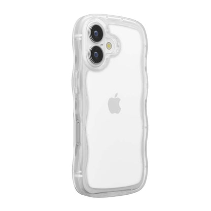 PGA iPhone 16 Clear Wave Case Clear PG-24AWTP01CL 31g