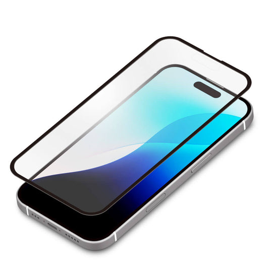 PGA iPhone 16 Full Protection Glass Corner Break Prevention PET Frame Video Focus/High Transparency PG-24AGLF06AR 13g