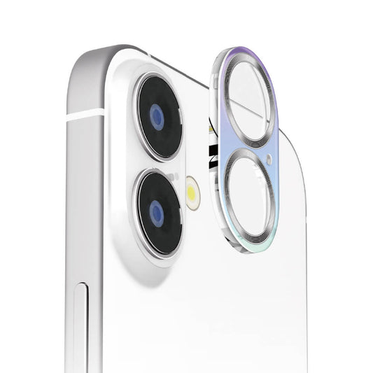 PGA iPhone 16/16 Plus Dual Camera Full Protector Aurora/Silver 2g
