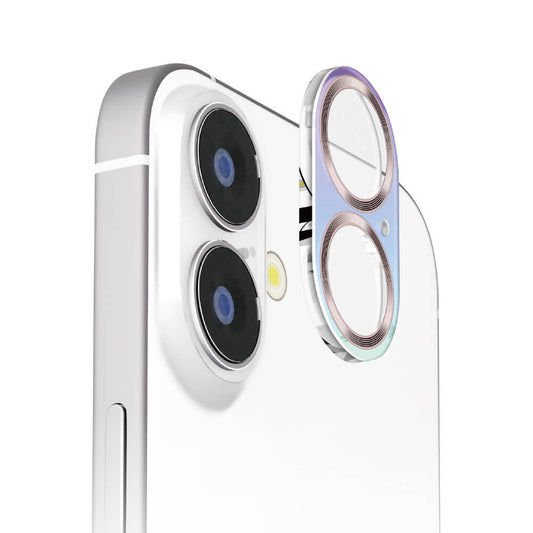 PGA iPhone 16/16 Plus Dual Camera Full Protector Aurora/Gold