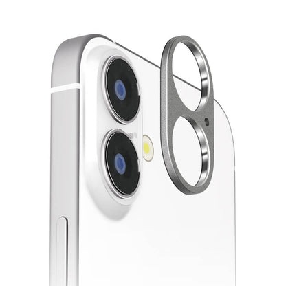 PGA iPhone 16/16 Plus Dual Camera Lens Frame Aluminum/Silver 2g